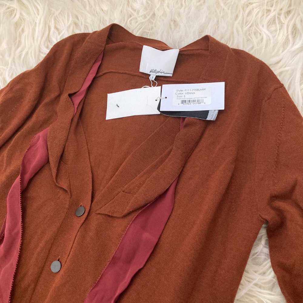 3.1 PHILLIP LIM Merino Wool V-Neck Sweater - Picture 7 of 12